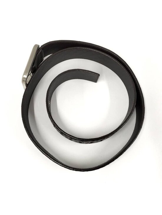 Bottega Veneta Intrecciato Belt Leather Dark Brown Silver main image 7